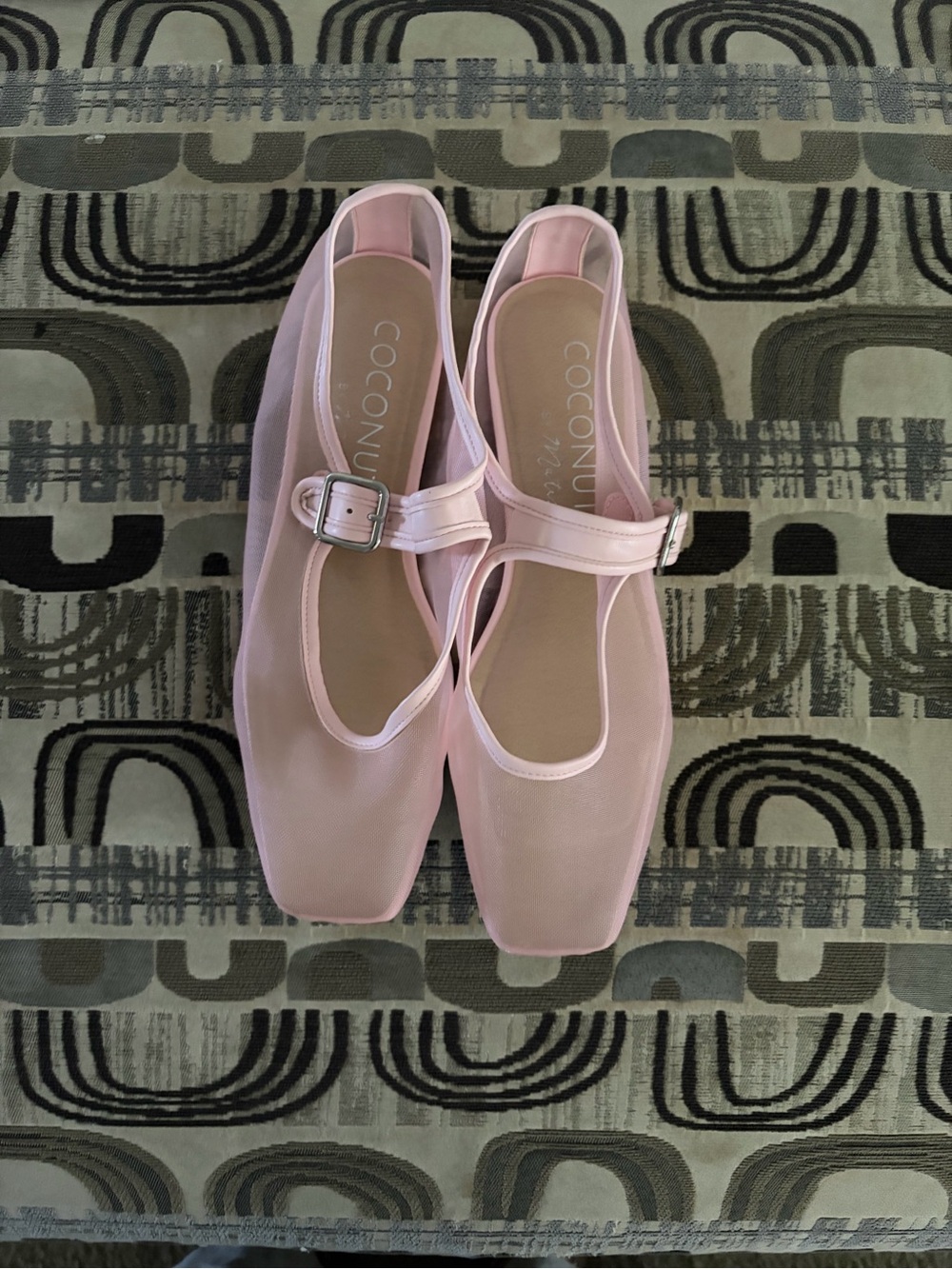 Coconuts by Matisse Light Pink Mary Jane Flats with Buckle